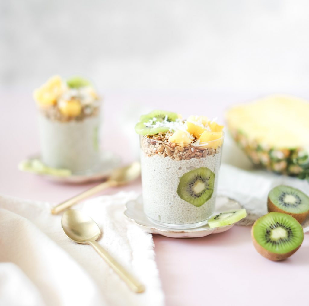 tropical chia pudding schonfoods